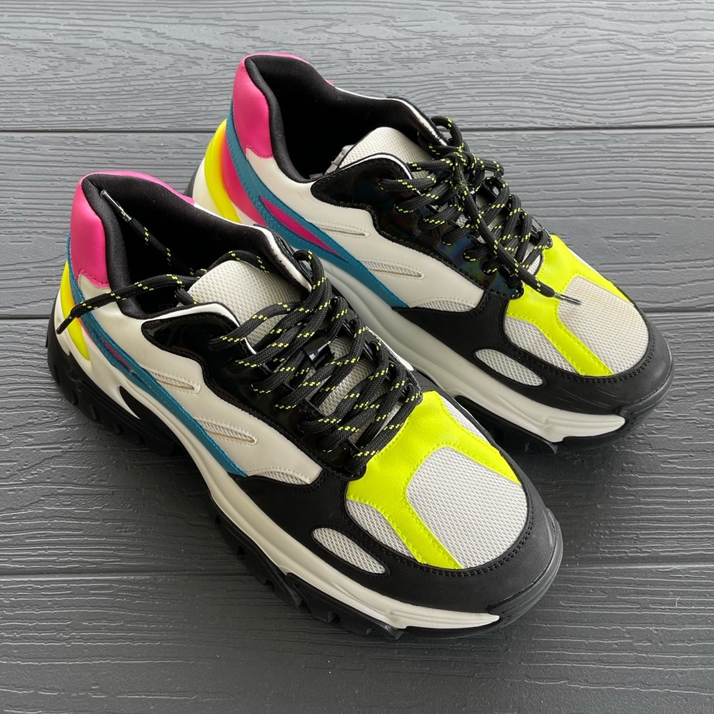 Chunky heel sneakers